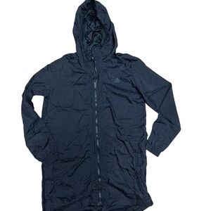 Adidas women’s Black Hooded windbreaker Jacket
